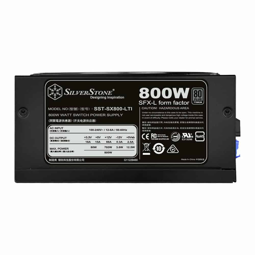 (image for) SilverStone SX800-LTI v1.2 800 Watt 80+ Titanium PSU/Power Supply